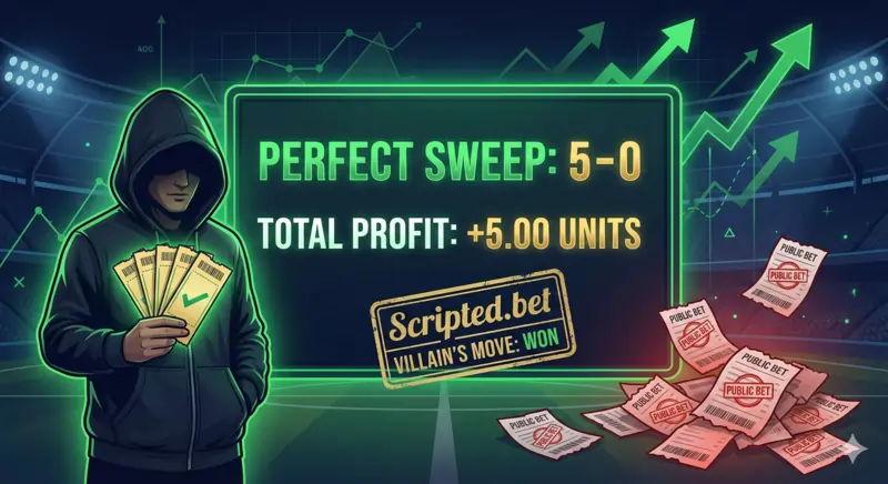 Post-Match Report: A Perfect 5-0 Sweep Against the Public