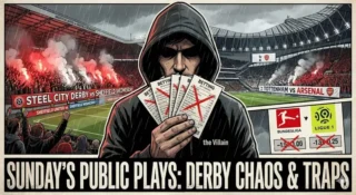 Sunday Football Betting Picks: Derby Value, Trap Lines & Tactical Edges