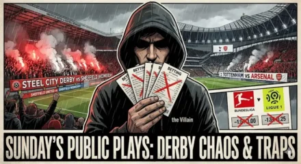 Sunday Football Betting Picks: Derby Value, Trap Lines & Tactical Edges