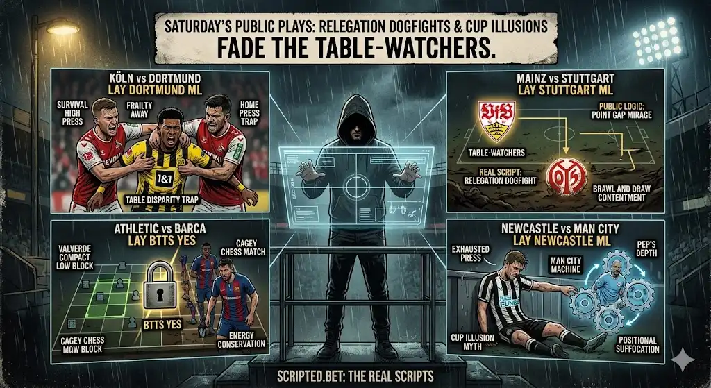 Saturday’s Public Plays: Relegation Dogfights & Cup Illusions